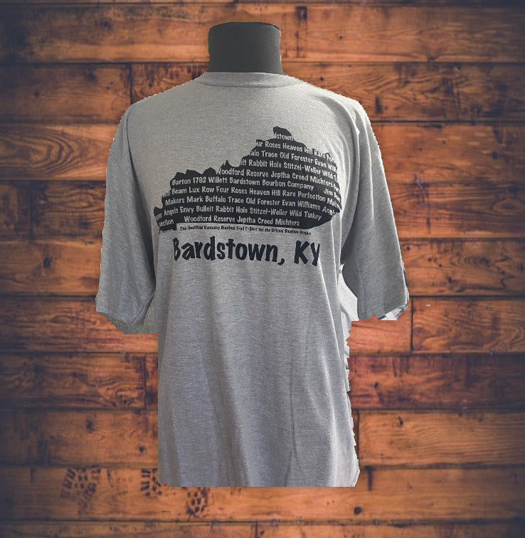 Unisex T-Shirt - Bourbon Trail Distilleries - Grey