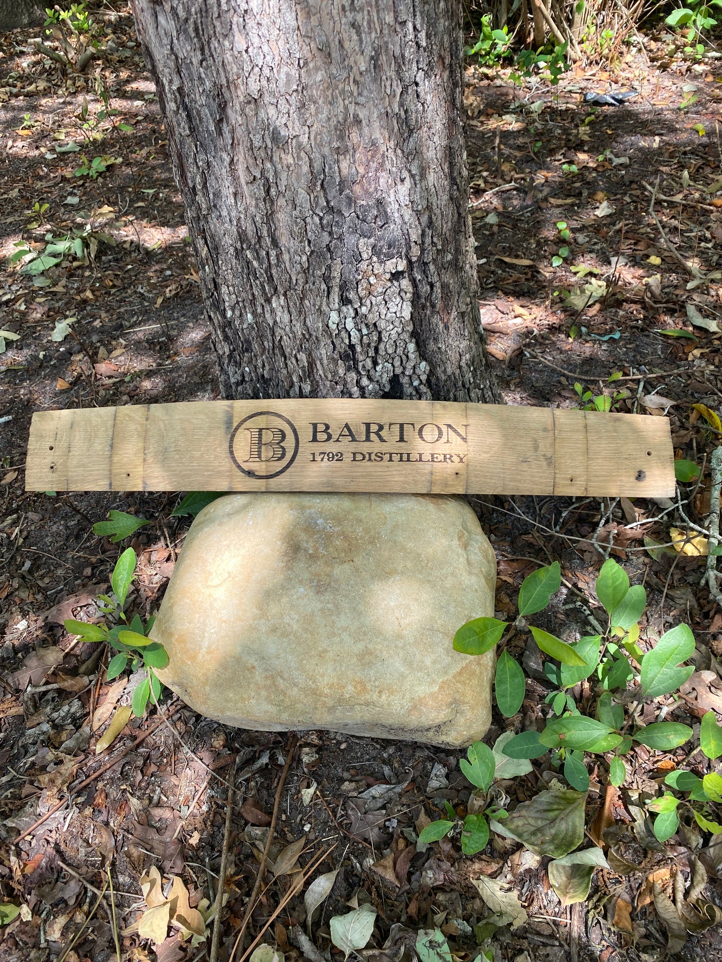 Barton Laser Engraved Bourbon Barrel Stave - 3 size options