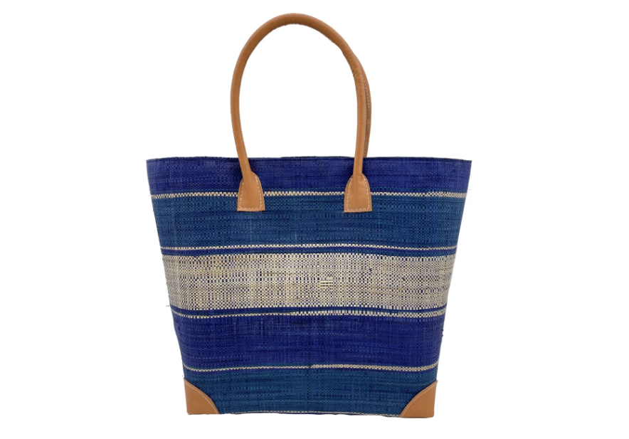 Shebobo -Rayo Stripes Straw Basket Bag - color options