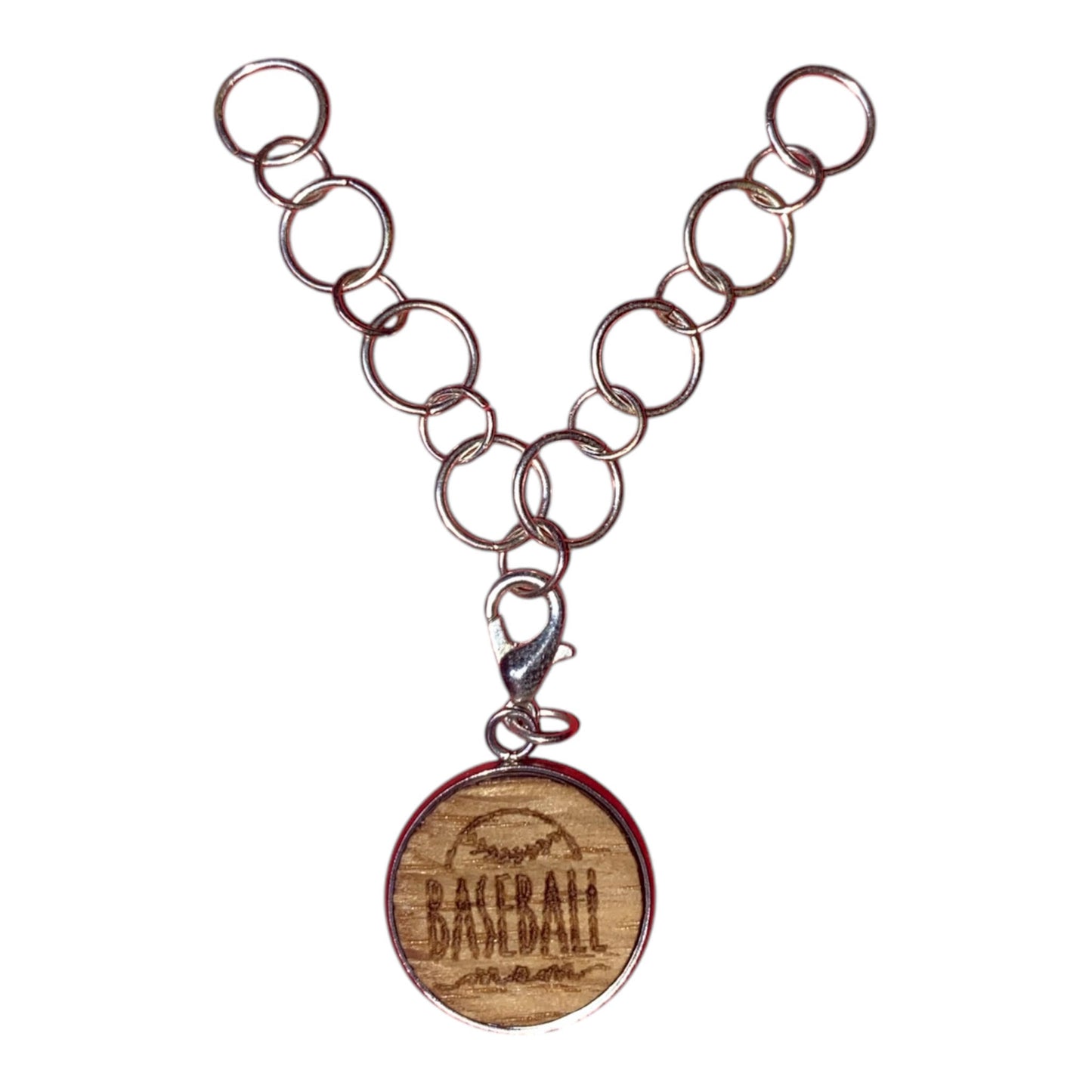 Bourbon Barrel Charm - Baseball