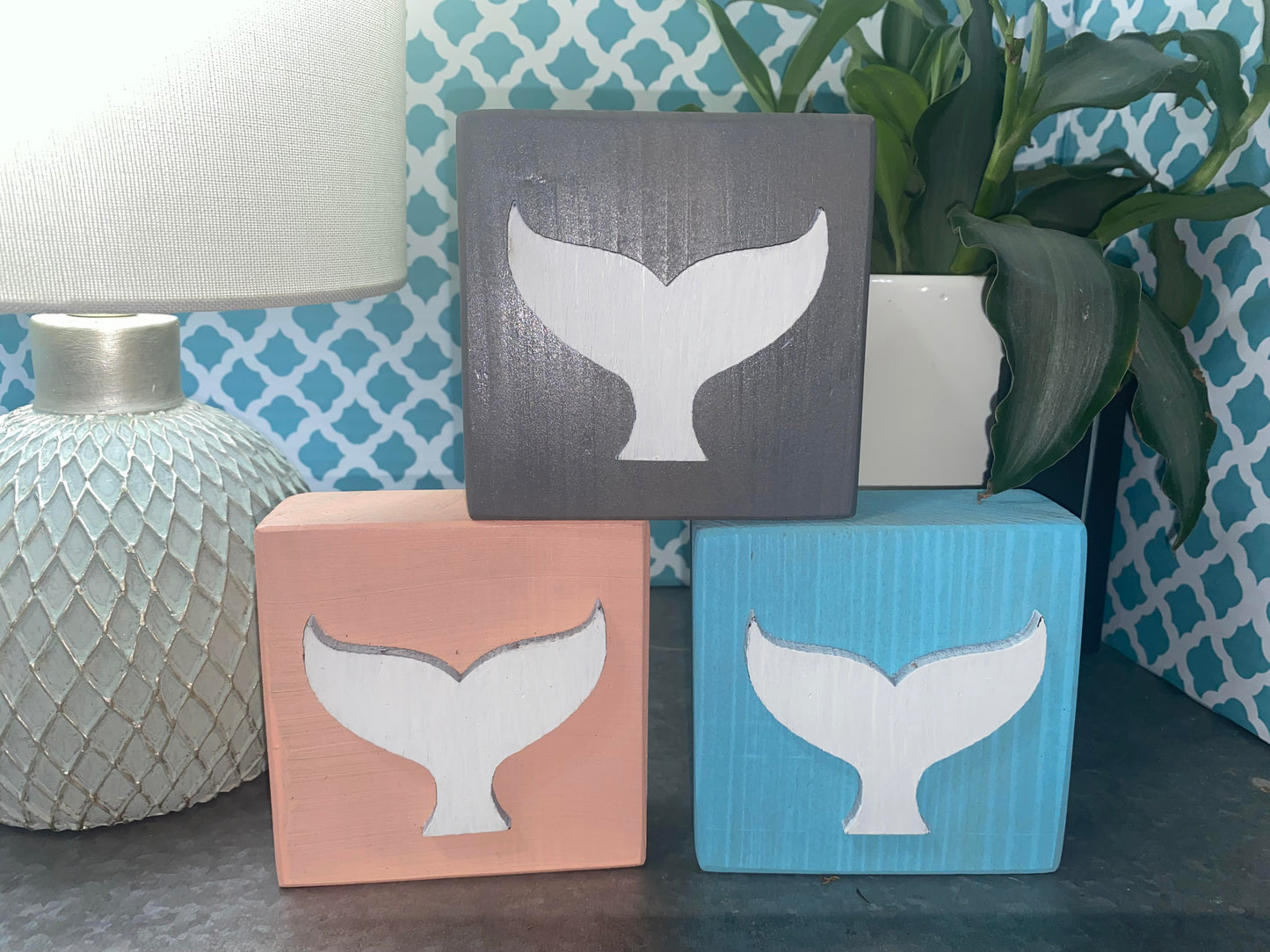 Mermaid Tail Wood Blocks