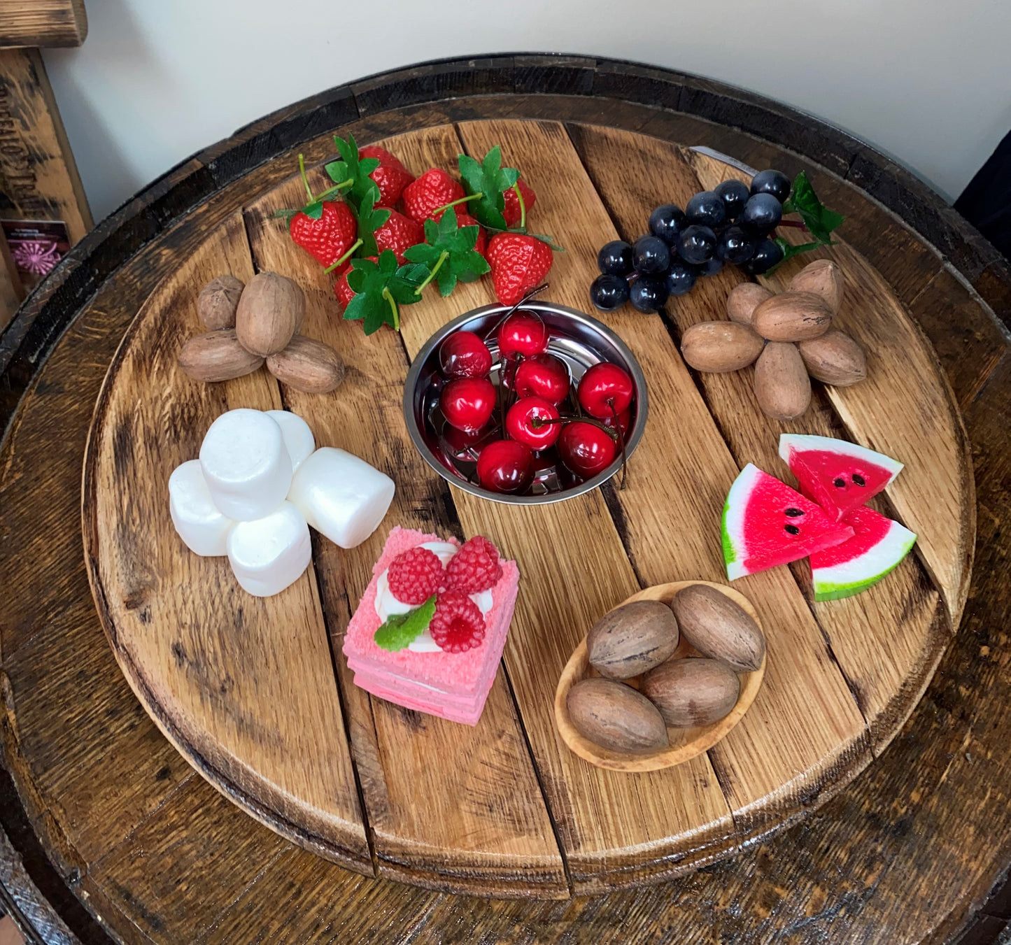 Bourbon Barrel Snack Board