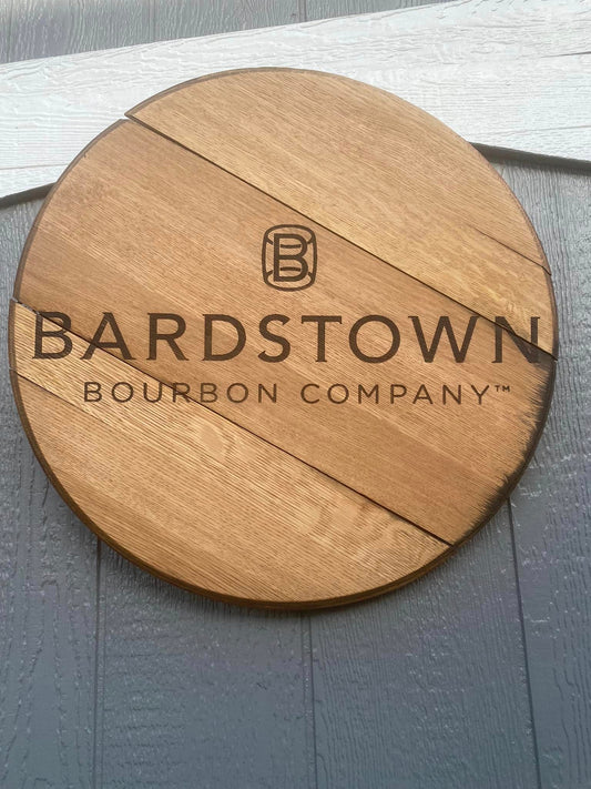 Bardstown Bourbon Company Laser Engraved Bourbon Barrel Head - 3 size options