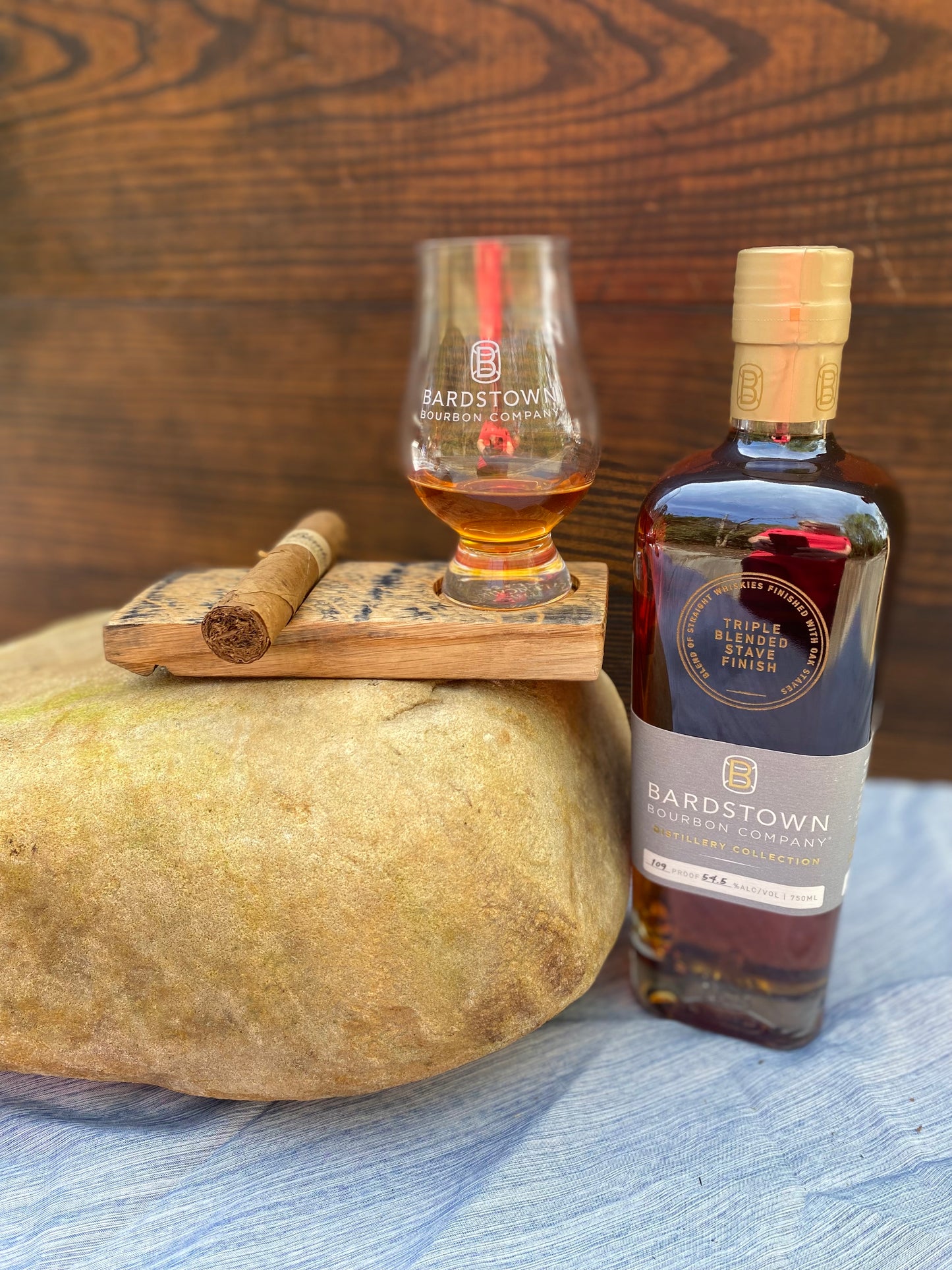 Bourbon Stave GlenCairn Holder & Cigar Rest