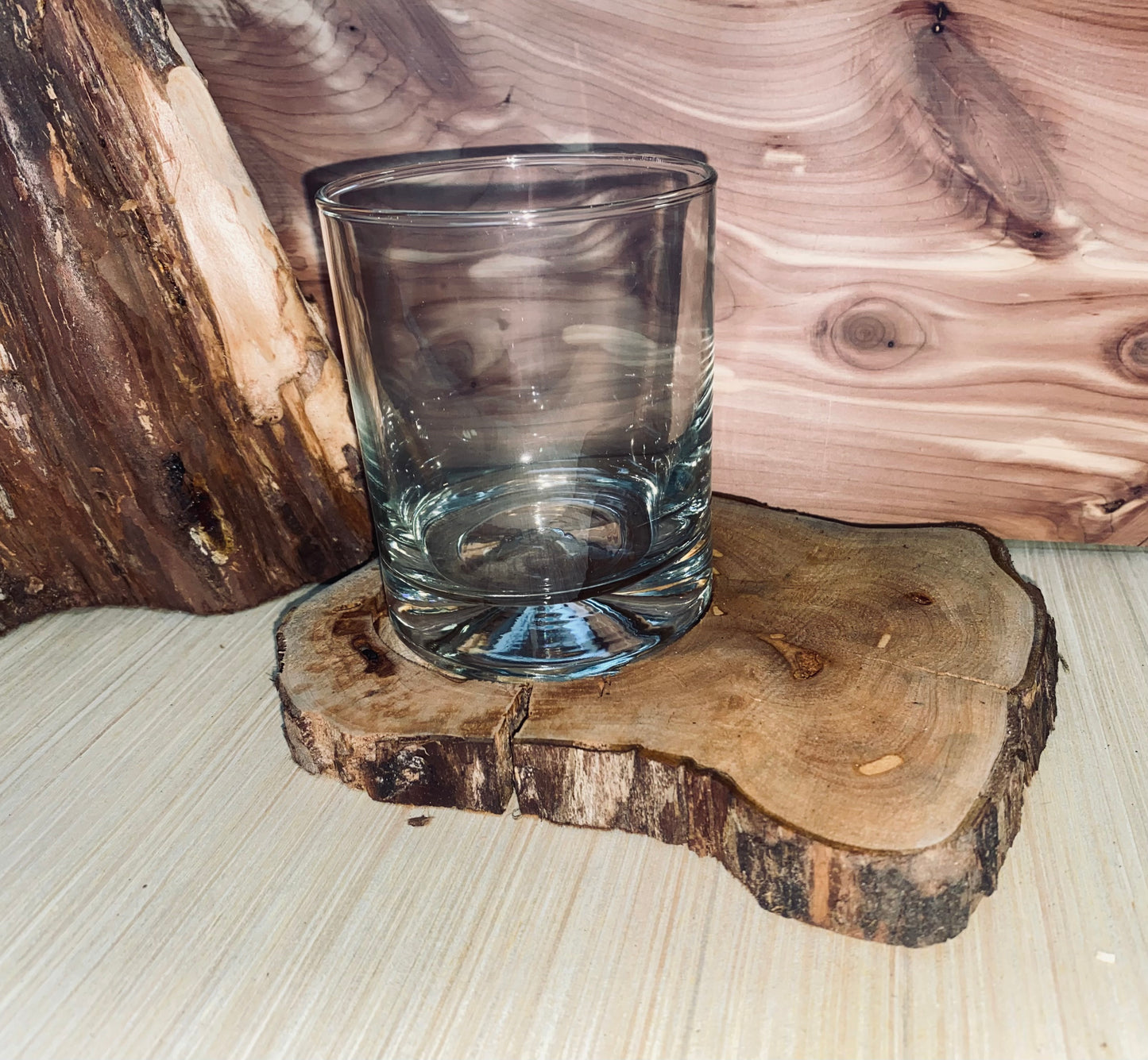 Cypress Knee Rocks Glass Rest