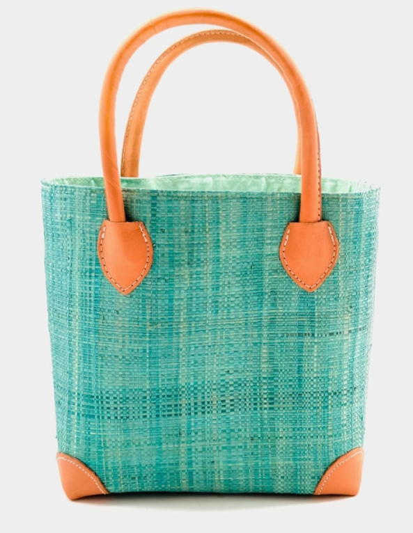 Shebobo - Augustine Straw Basket Bag - Small