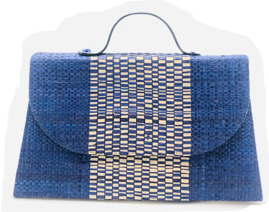Shebobo - Wynwood Straw Handbag with Metallic Detailing - color options