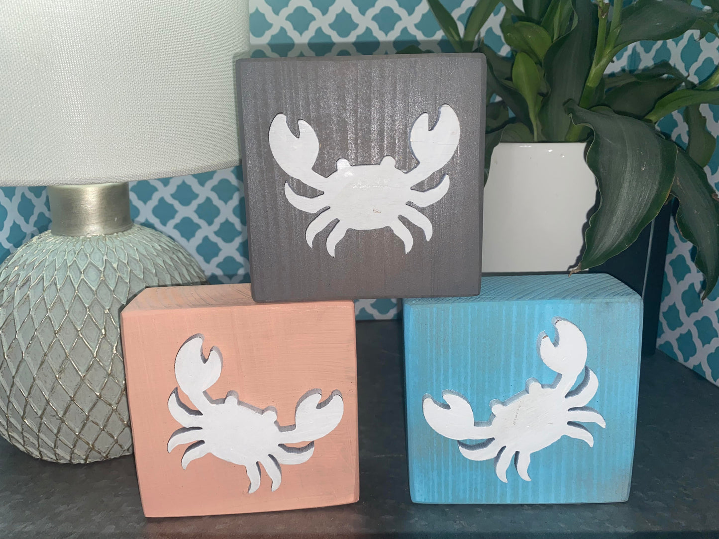 Crab Wood Blocks