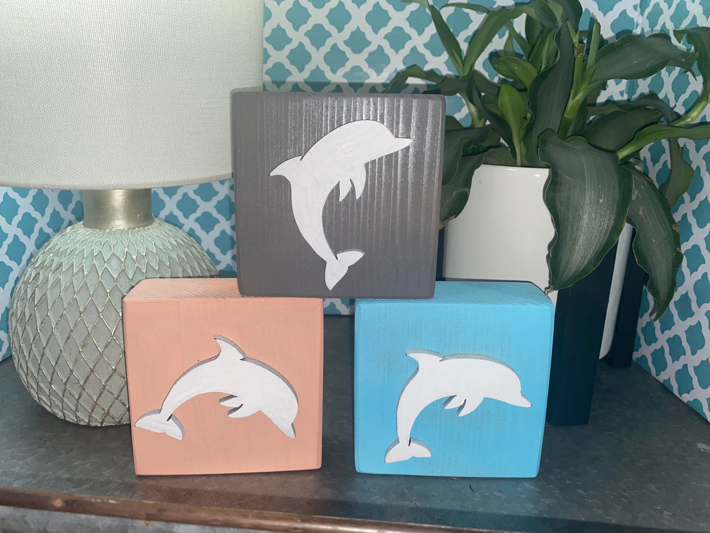Dolphin Wood Blocks