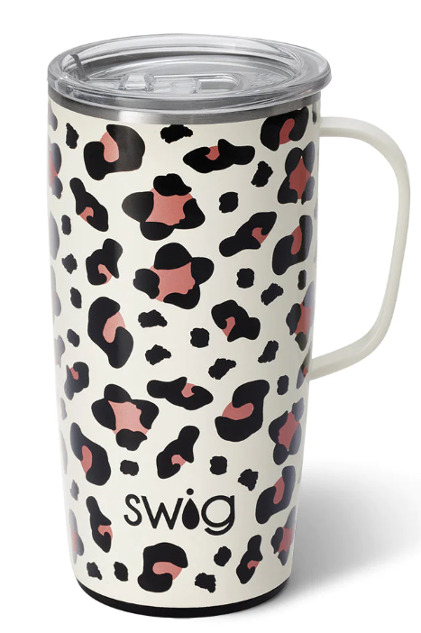 SWIG -  Luxy Leopard Travel Mug (22oz)