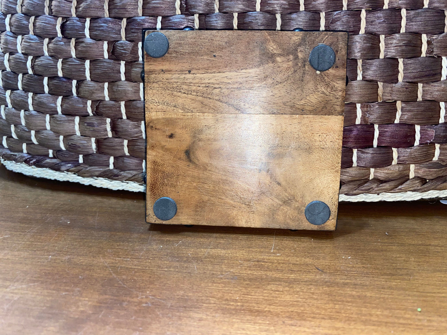 Laser Engraved Acacia Wood Coaster - EH Taylor