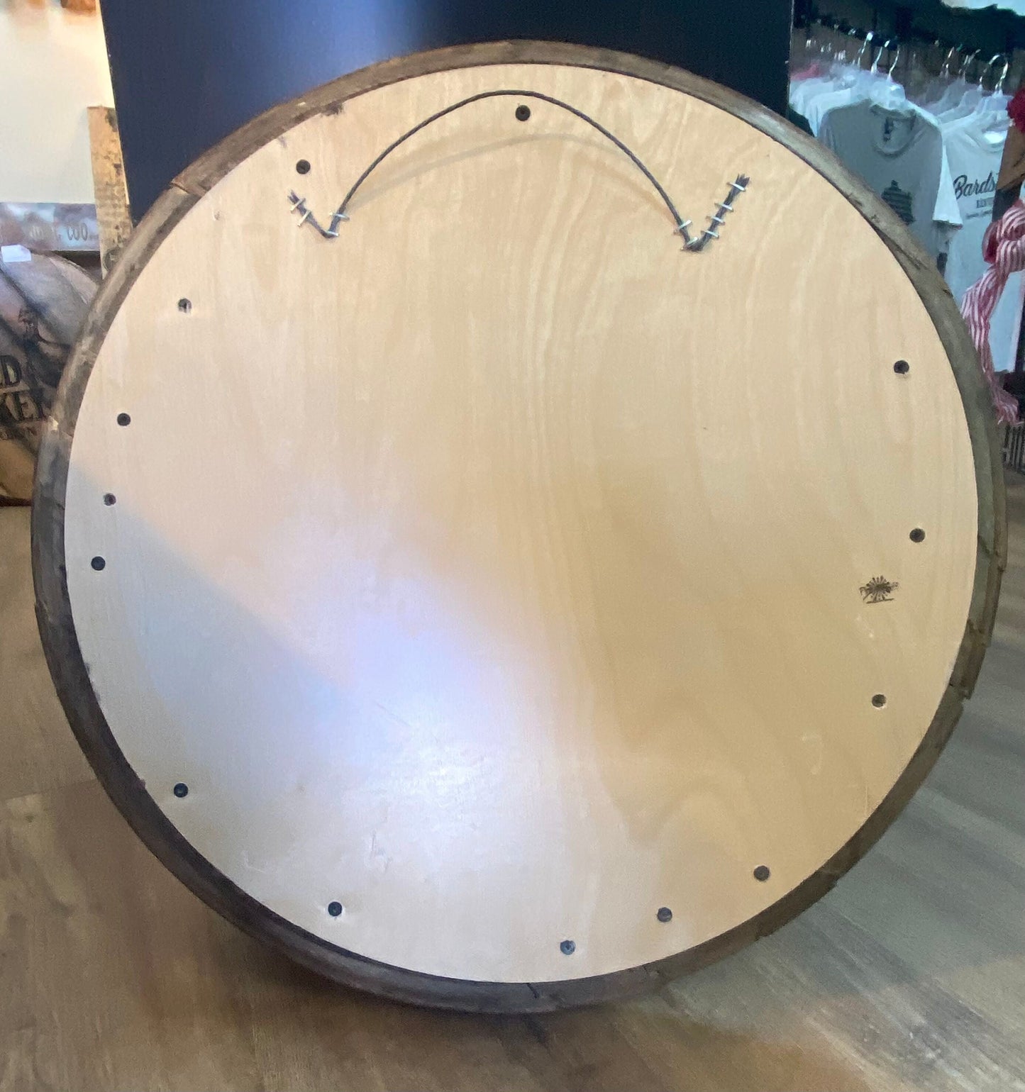 Custom Laser Engraved Bourbon Barrel Head - 3 size options