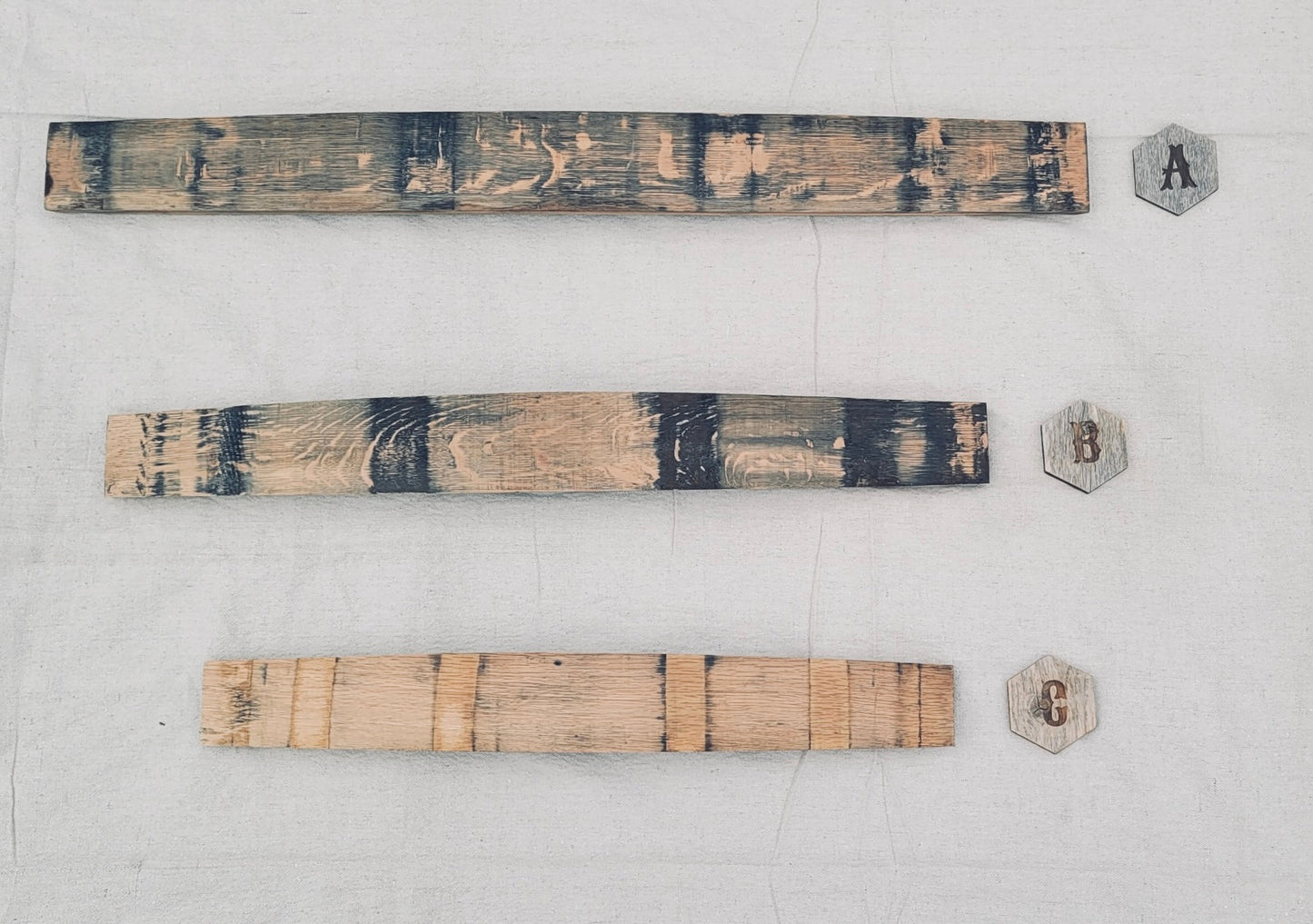 Laser Engraved Bourbon Barrel Stave - BourbonHeads - 3 size options